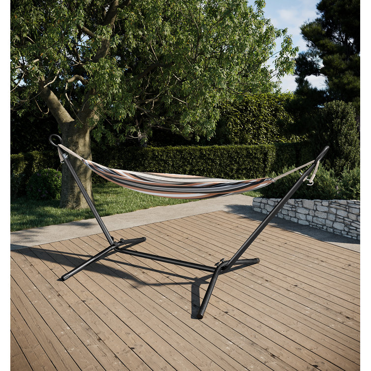 Rope hammock and top stand